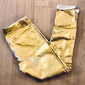 Gold Painted Sample Jeans